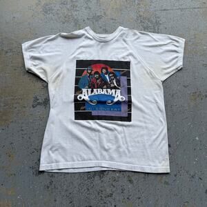 Vintage 80’s Alabama Just Us In Concert Tour Tee